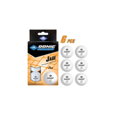 Jade Poly 40+ Schildkrot Spare Time Box of 6 Table Tennis Balls: White