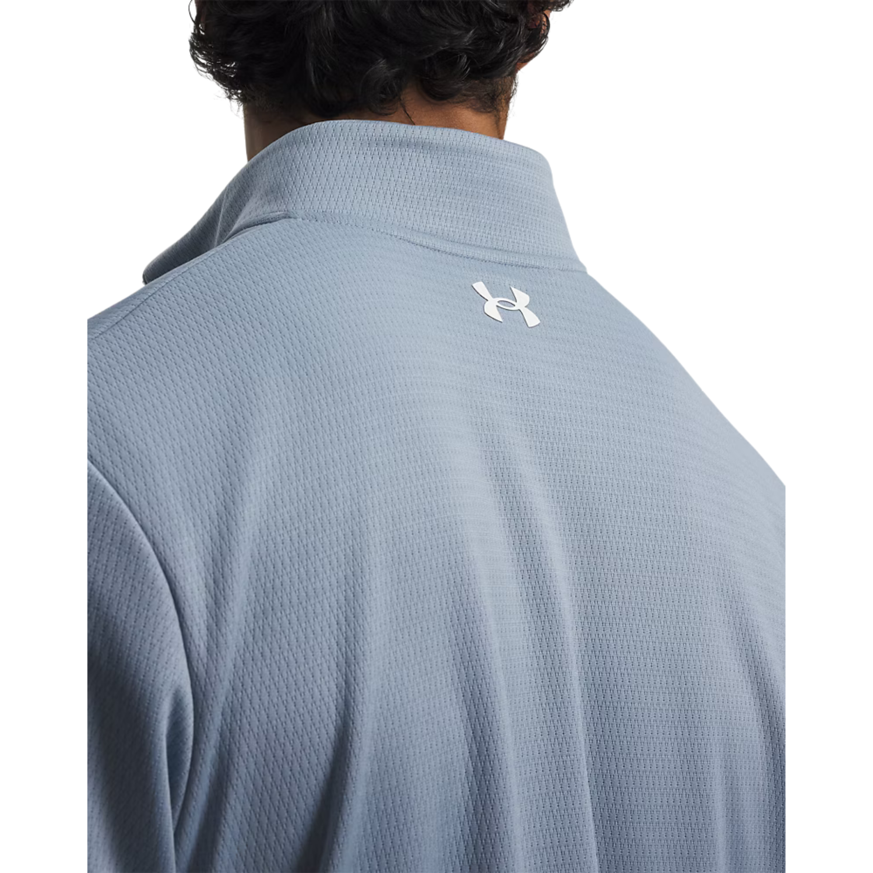 Under Armour Men's MatchPlay Quarter Zip: Blue Wind/White