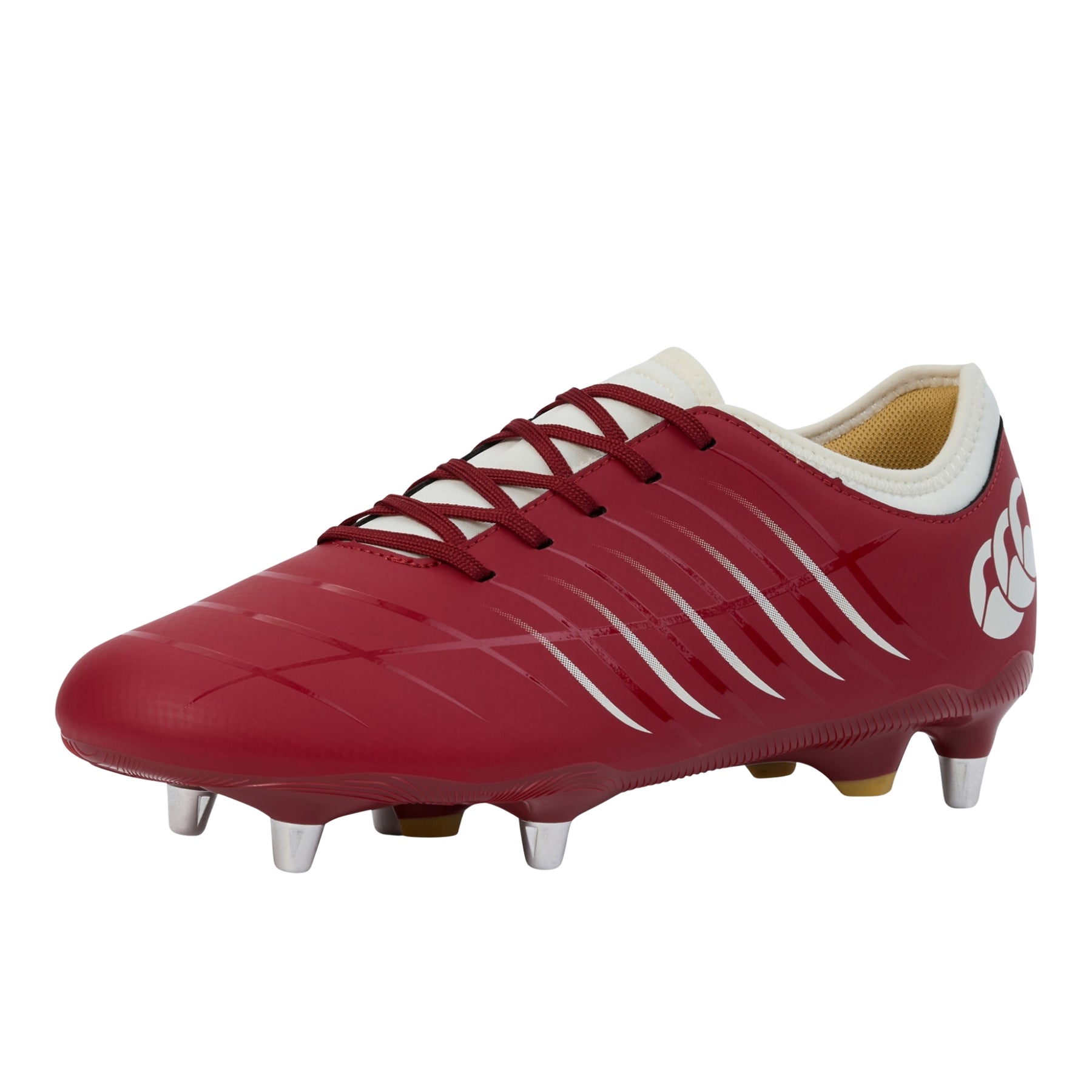 Canterbury Phoenix 2.0 Team Soft Ground Rugby Boots: Red