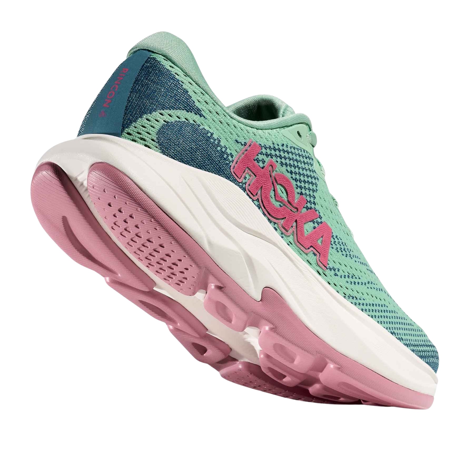 Hoka Rincon 4 Women's Running Shoes: Jadeite/Alpine Blue