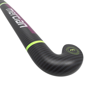 Mercian Elite CF95 Pro Hockey Stick: Carbon/Red Irridescent