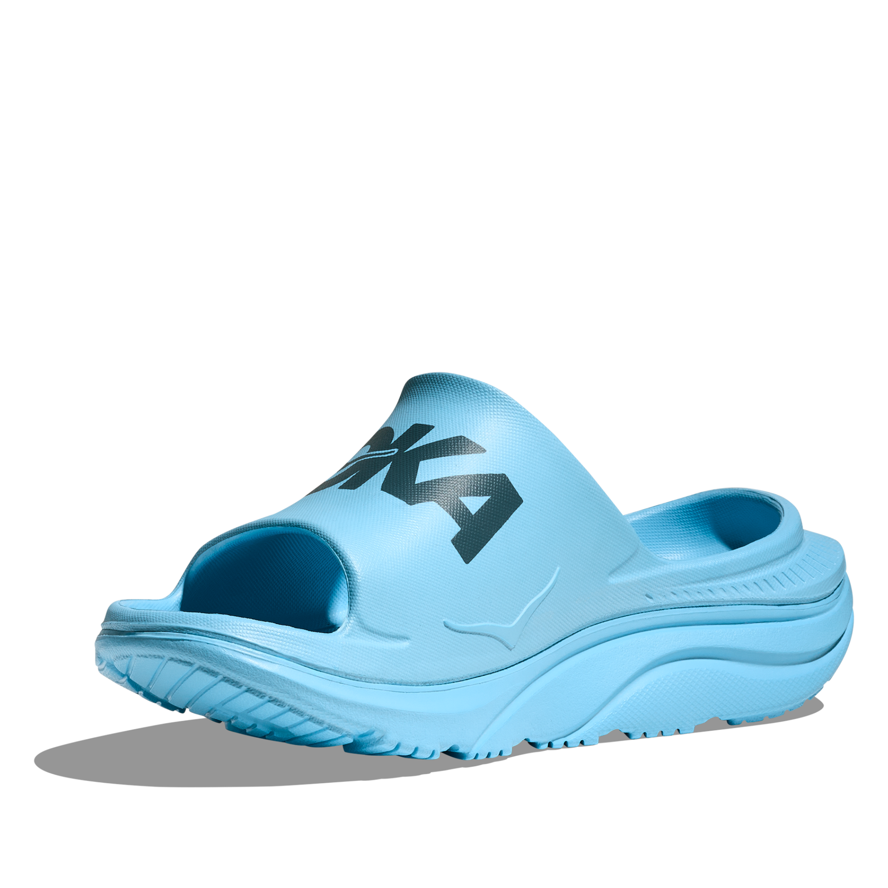 Hoka Ora Athletic Slides: Soaring Blue/Faded Navy