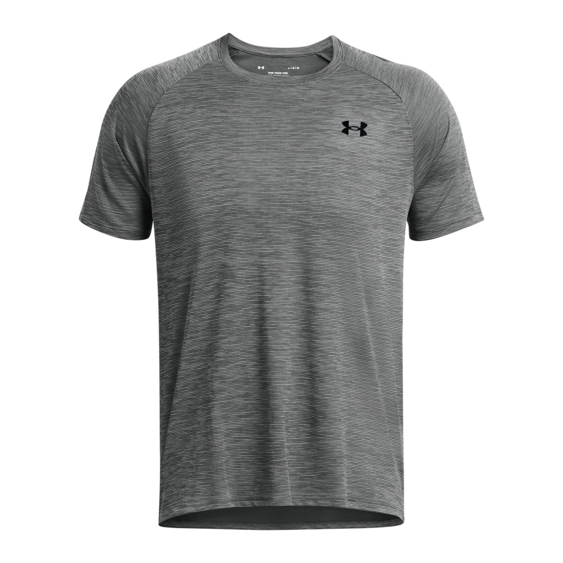 Under Armour Men's Tech Textured Short Sleeve Tee: Castlerock/Black