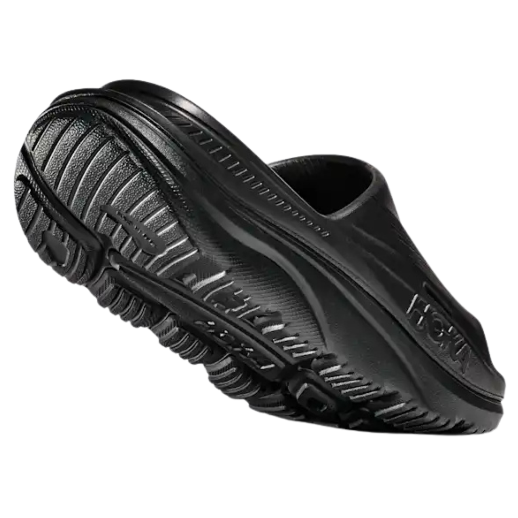 Hoka Ora Recovery Slides: Black/Black