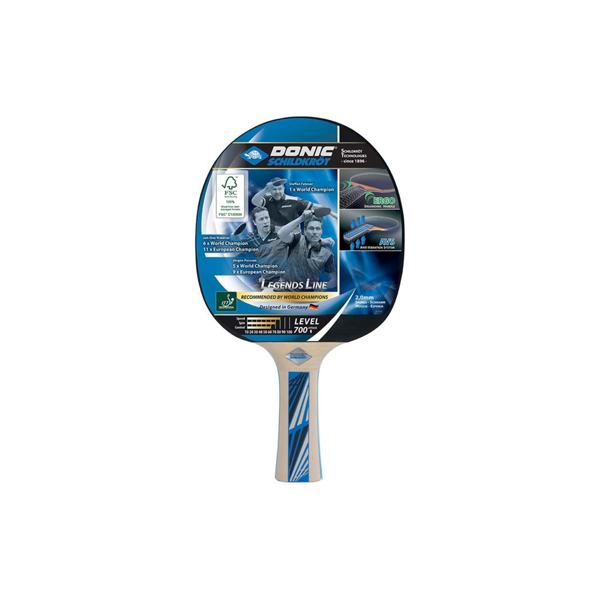 Legends 700 FSC Table Tennis Paddle