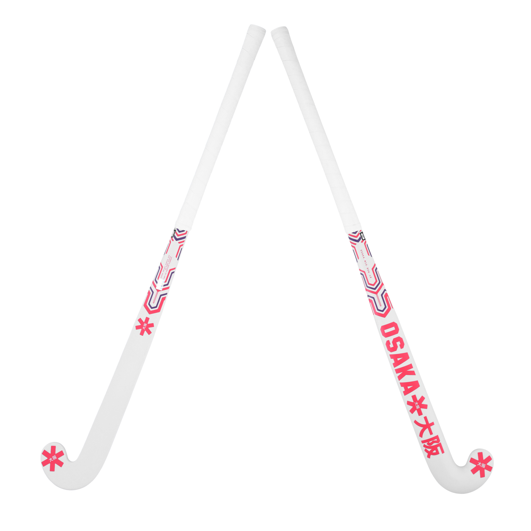 Osaka Mid Bow 10 Hockey Stick 2026: Hot Pink