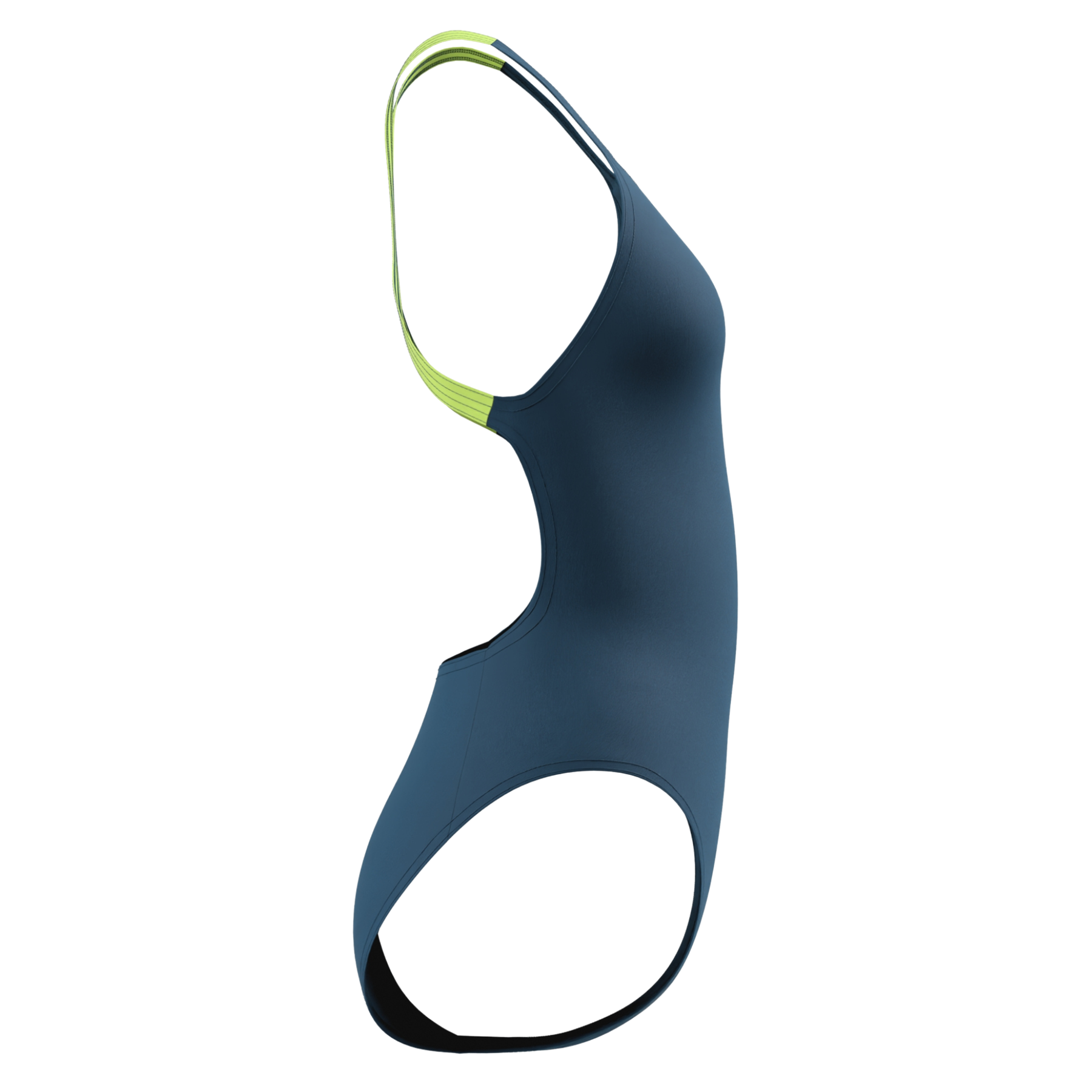 Speedo Women's Solid Powerback Swimsuit: Denim Teal