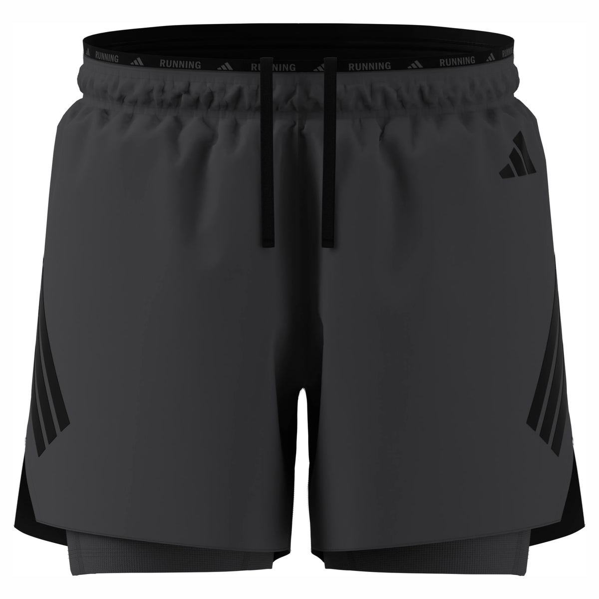 Adidas Adi365 Iconinc Running 2in1 Shorts: Grey