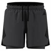 Adidas Adi365 Iconinc Running 2in1 Shorts: Grey