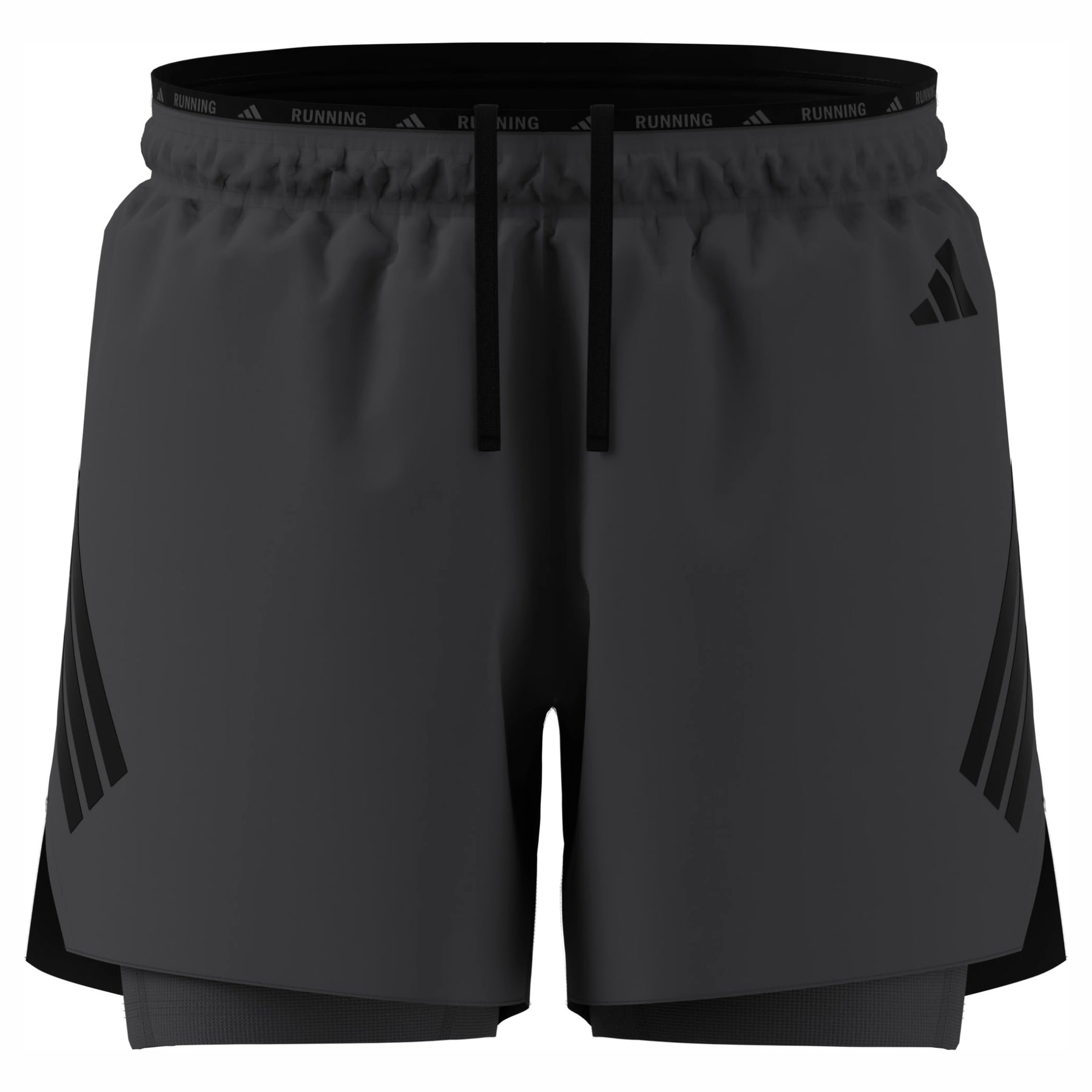 Adidas Adi365 Iconinc Running 2in1 Shorts: Grey
