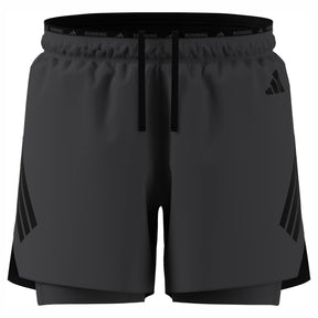 Adidas Adi365 Iconinc Running 2in1 Shorts: Grey