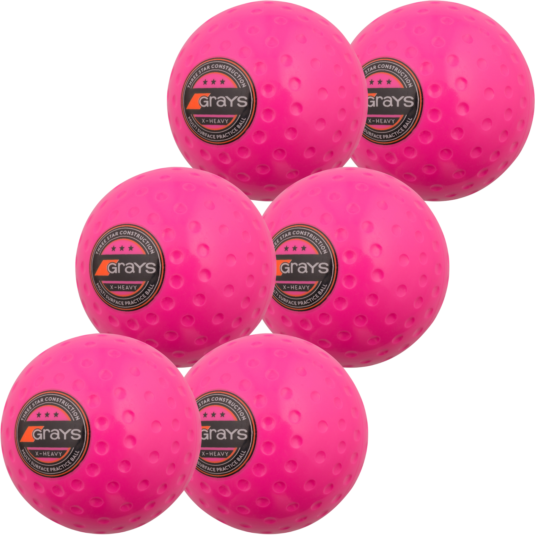 Grays X-Heavy Box of 6: Pink