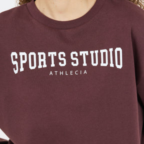 Athlecia Womens Giannis W Crew Neck: Fudge