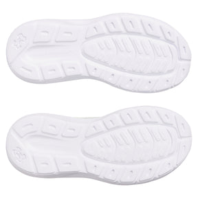 Under Armour Rogue 5 Pre School Kids Running Shoes: White/Black/Green