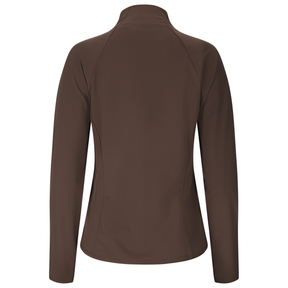 Athlecia Emarri Women's Full Zip Sweatshirt: Chocolate Torte