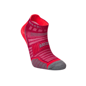 Hilly Twin Skin Socklets: Magenta/Grey Marl