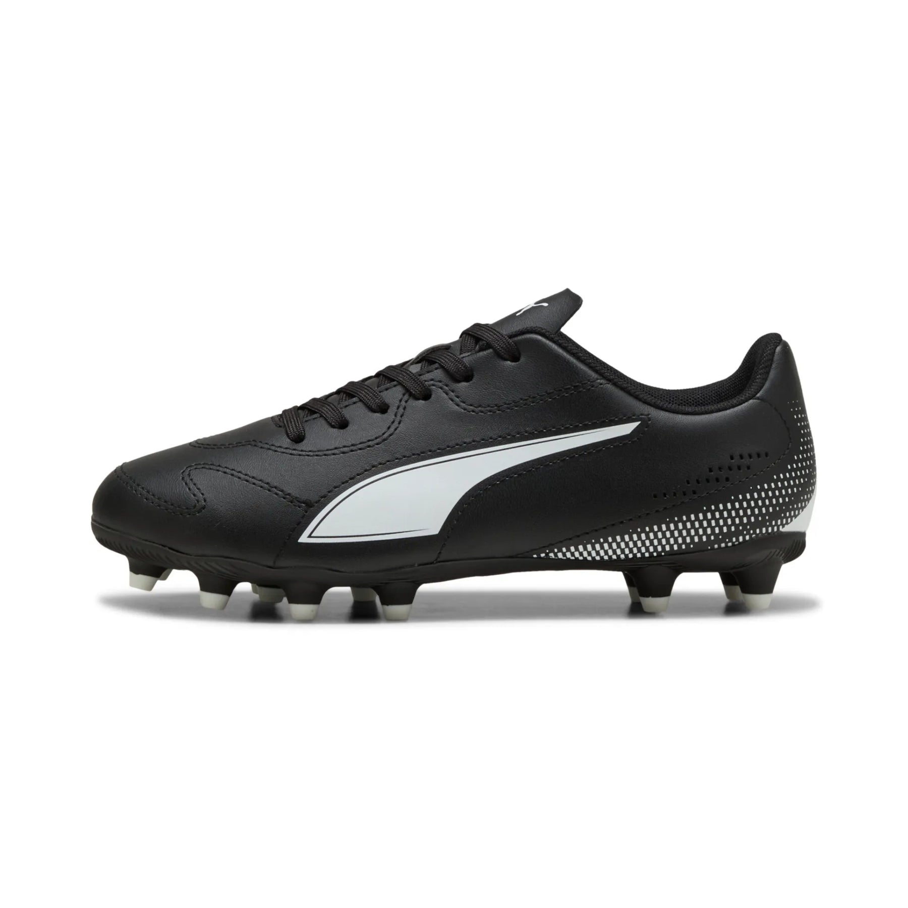 Puma Vitoria II FG/AG Junior Football Boots: Black/White