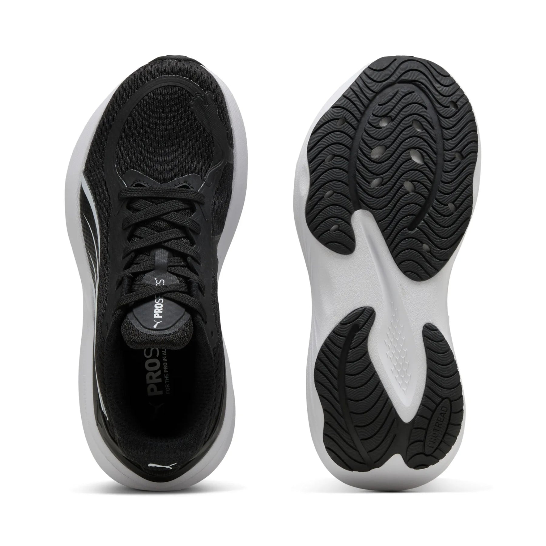 Puma Scend Pro 2 Junior Running Shoes: White/Black