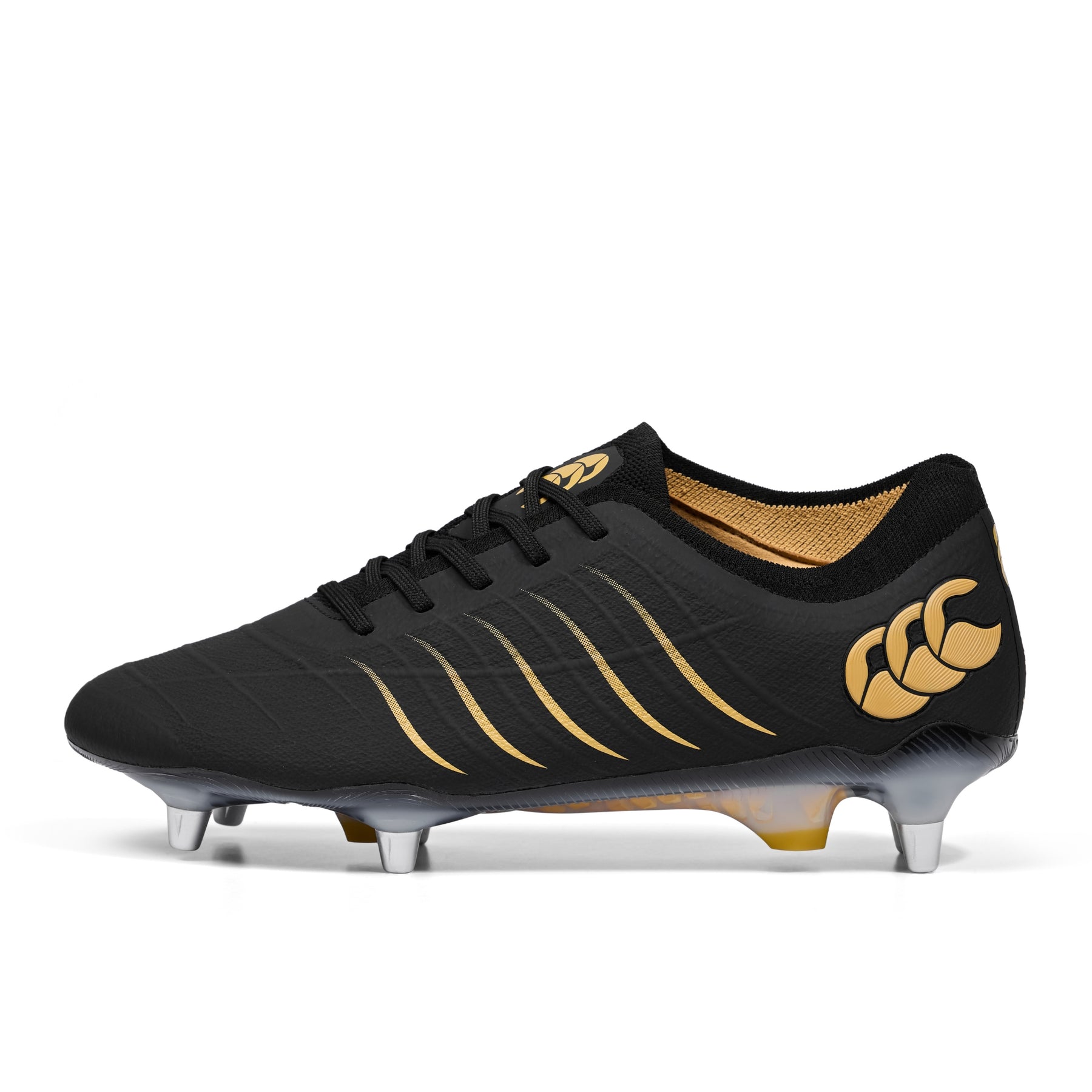 Canterbury Phoenix 2.0 Elite Soft Ground Rugby Boots: Black