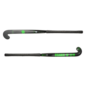 Osaka Pro Tour 10 2.0 Grow Bow Junior Hockey Stick 2023: Iconic Black