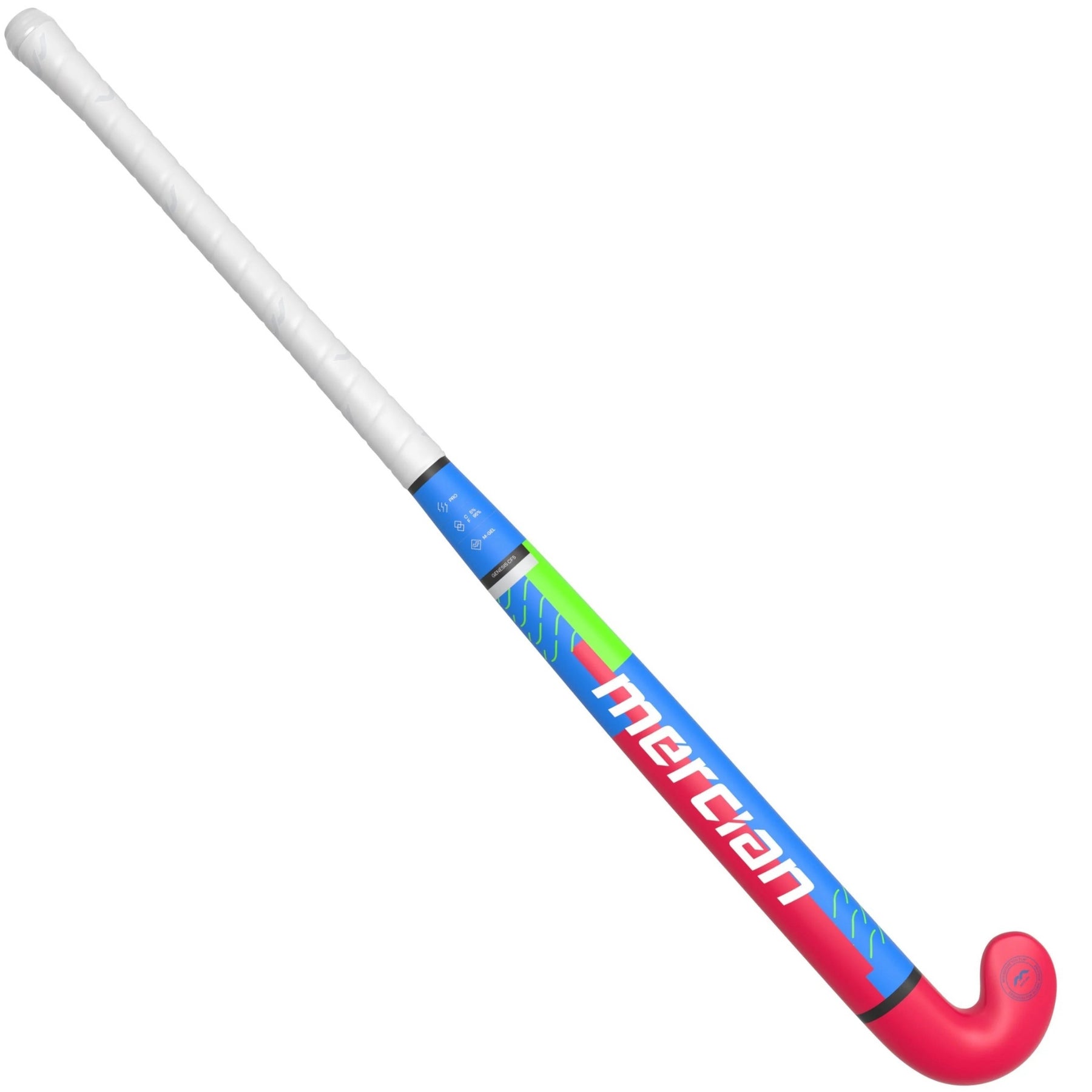 Mercian Genesis CF5 Pro Junior Hockey Stick: Royal/Rubine