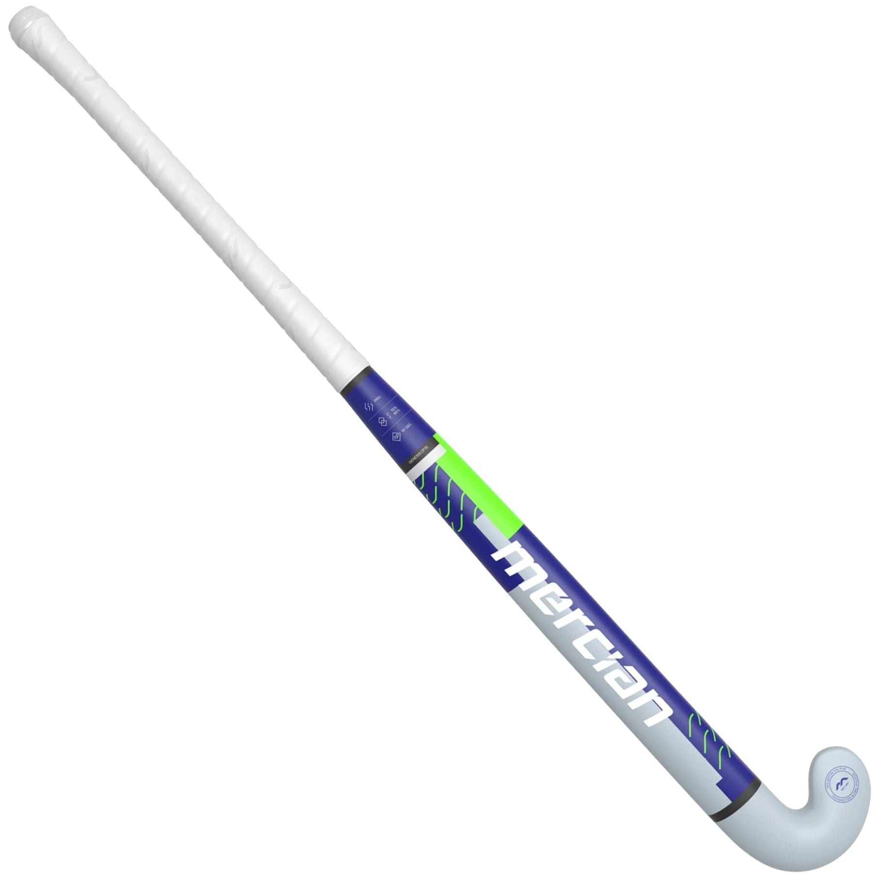 Mercian Genesis CF15 Pro Hockey Stick: Marine Blue/Grey