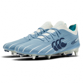 Canterbury Speed Falcon Elite 2.0  Rugby Boots: Blue/Grey