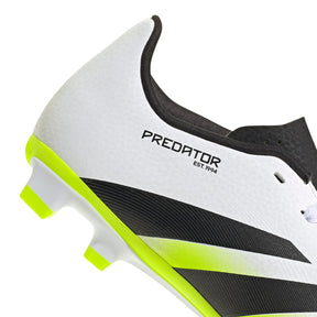 Adidas Predator Club FG/MG Junior Football Boots: White