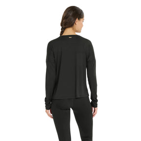 Athlecia Pacy Womens Long Sleeve Tee: Black