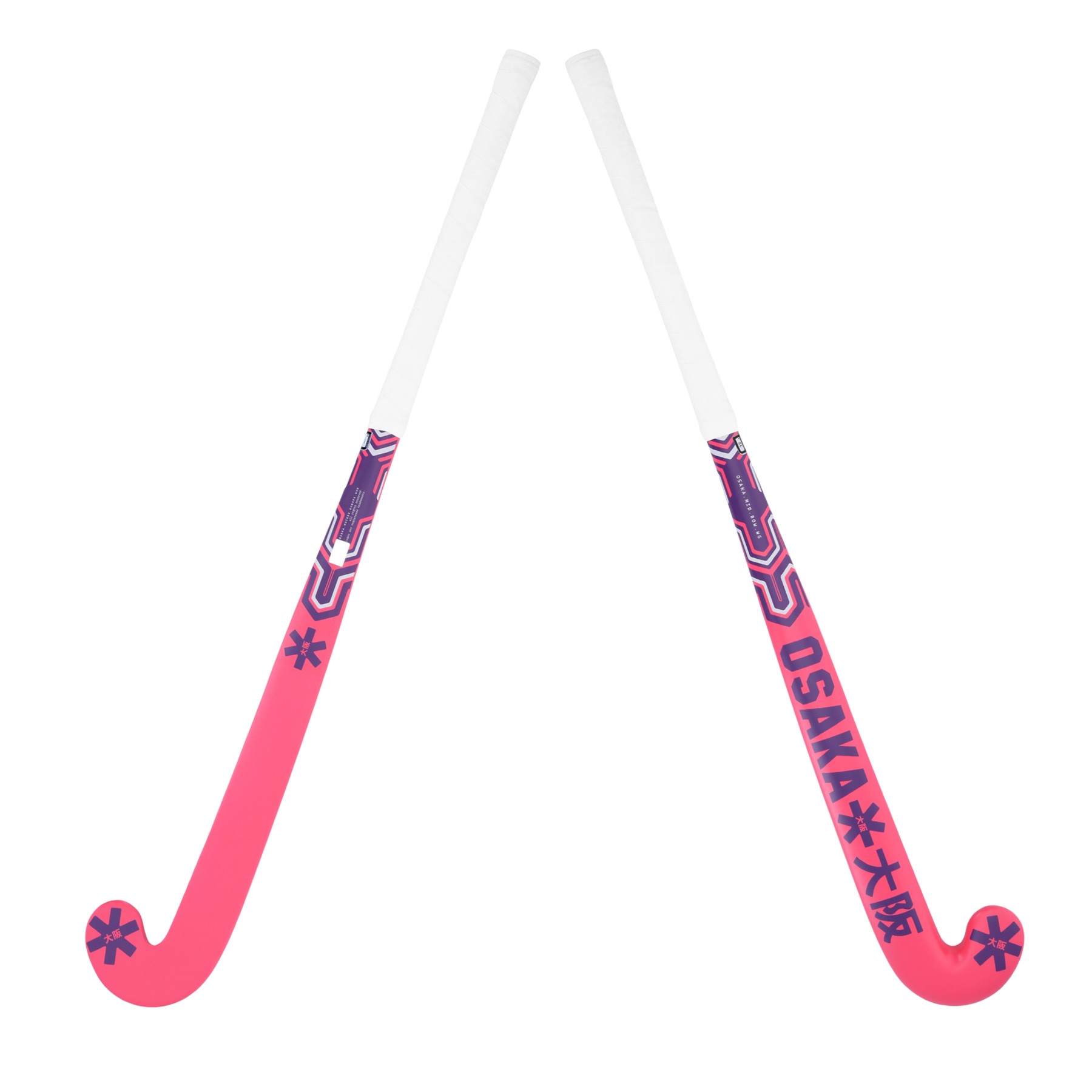 Osaka Mid Bow WG Hockey Stick 2026: Hot Pink