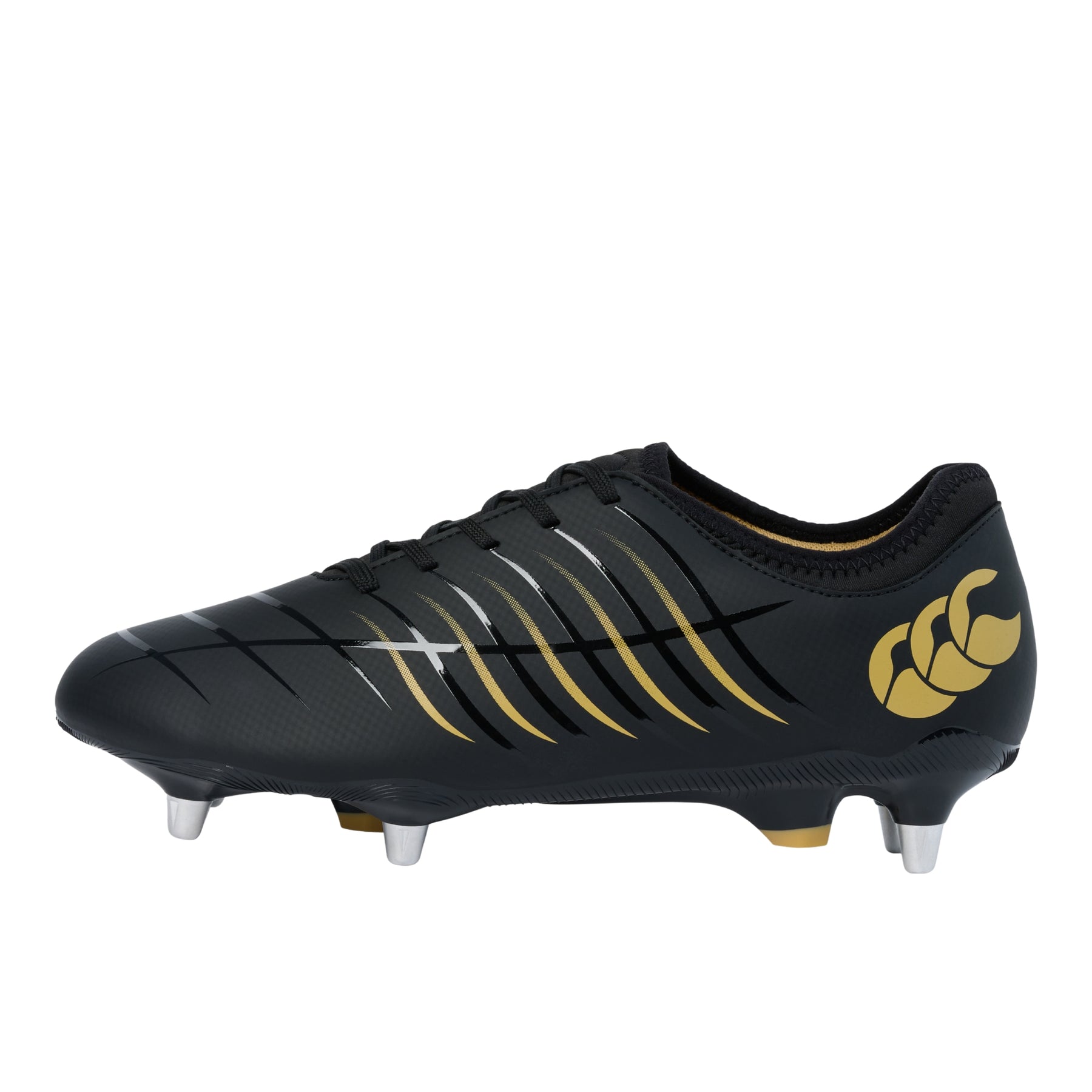 Canterbury Phoenix 2.0 Team Soft Ground Rugby Boots: Black