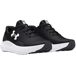 Under Armour Surge 4 Kids School Running Shoes: Black/Anthracite/White