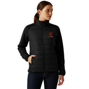 Phoenix Netball Hybrid Jacket: Black