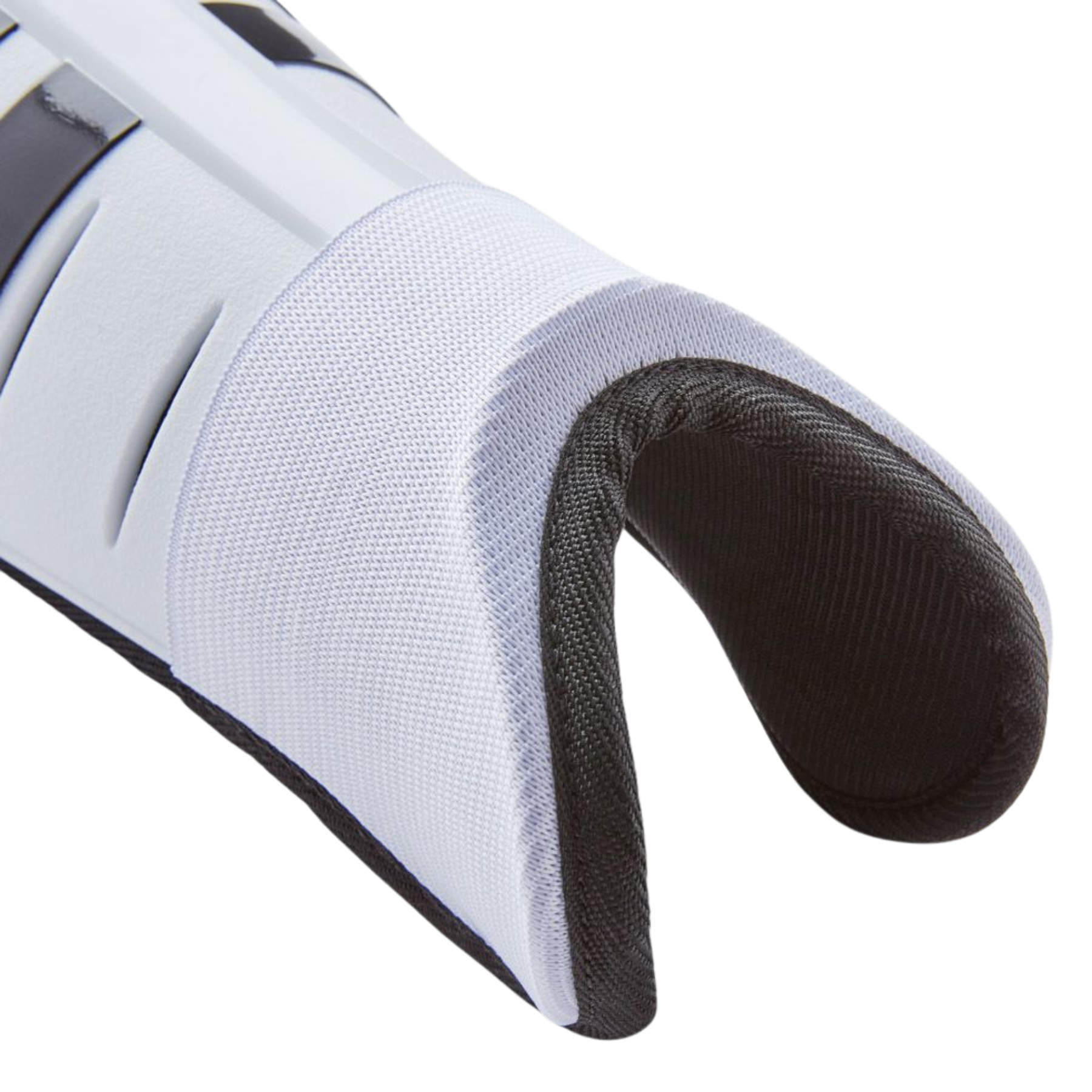 Adidas Adipower Pro Shinguard: White/Black