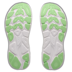 Hoka Clifton 11 Women's Running Shoes: Frost/Neon Yuzu
