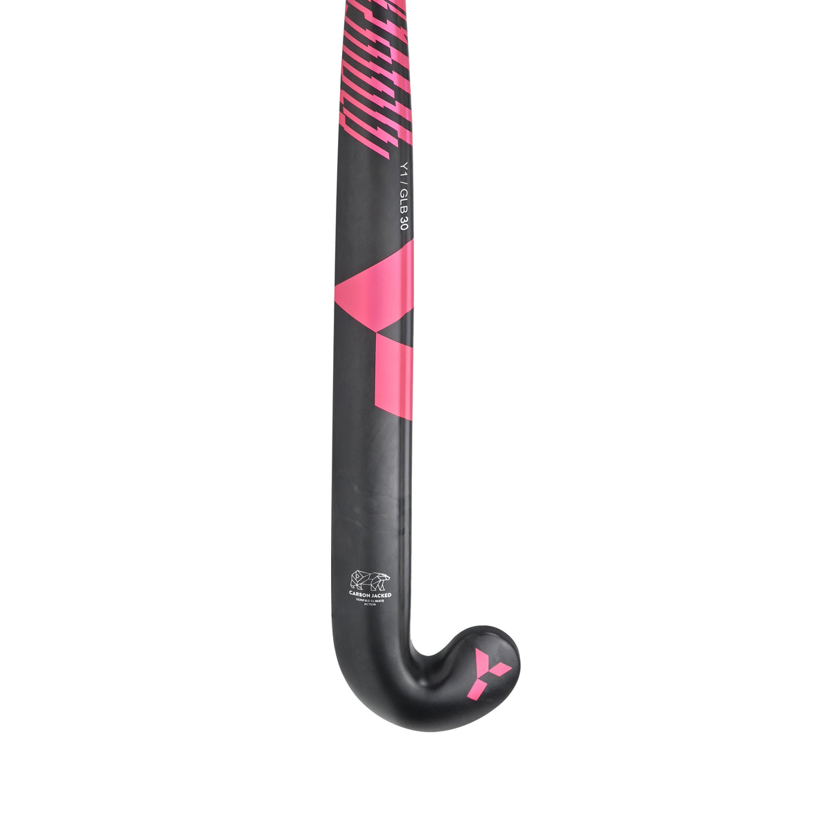 Y1 GLB 30 Natural Carbon Hockey Stick Pink - 36.5