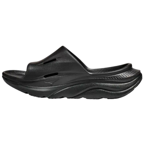 Hoka Ora Recovery Slides: Black/Black