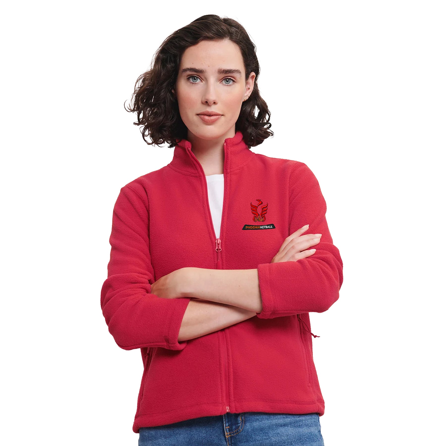 Phoenix Netball Fleece: Red