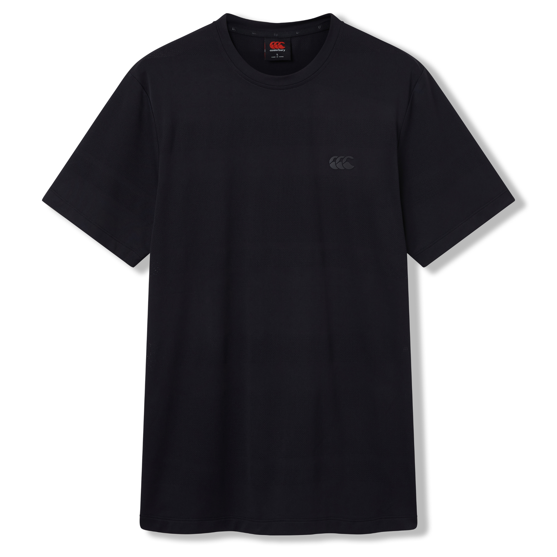 Canterbury Everest Knit Tech Tee: Black