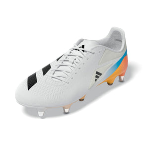 Adidas Adizero RS-15 Ultimate SG Rugby Boots: White