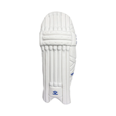 Shrey Chroma Cricket Legguard: Royal Blue/White