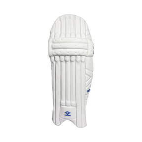 Shrey Chroma Cricket Legguard: Royal Blue/White