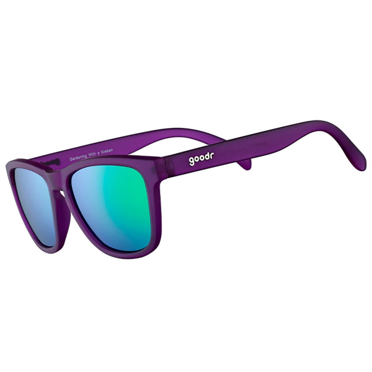 Goodr Kraken Sunglasses Purple Translucent Polarised Lenses: Purple Frame
