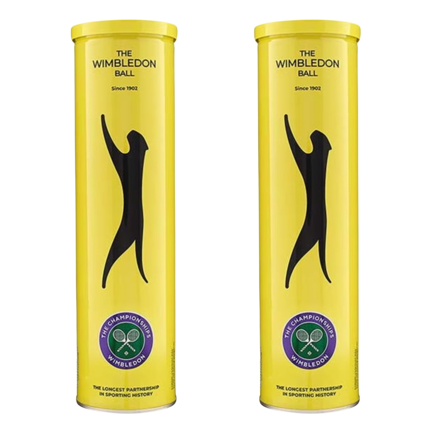 Slazenger Wimbledon Tennis Balls - 2 x 4 Ball Can