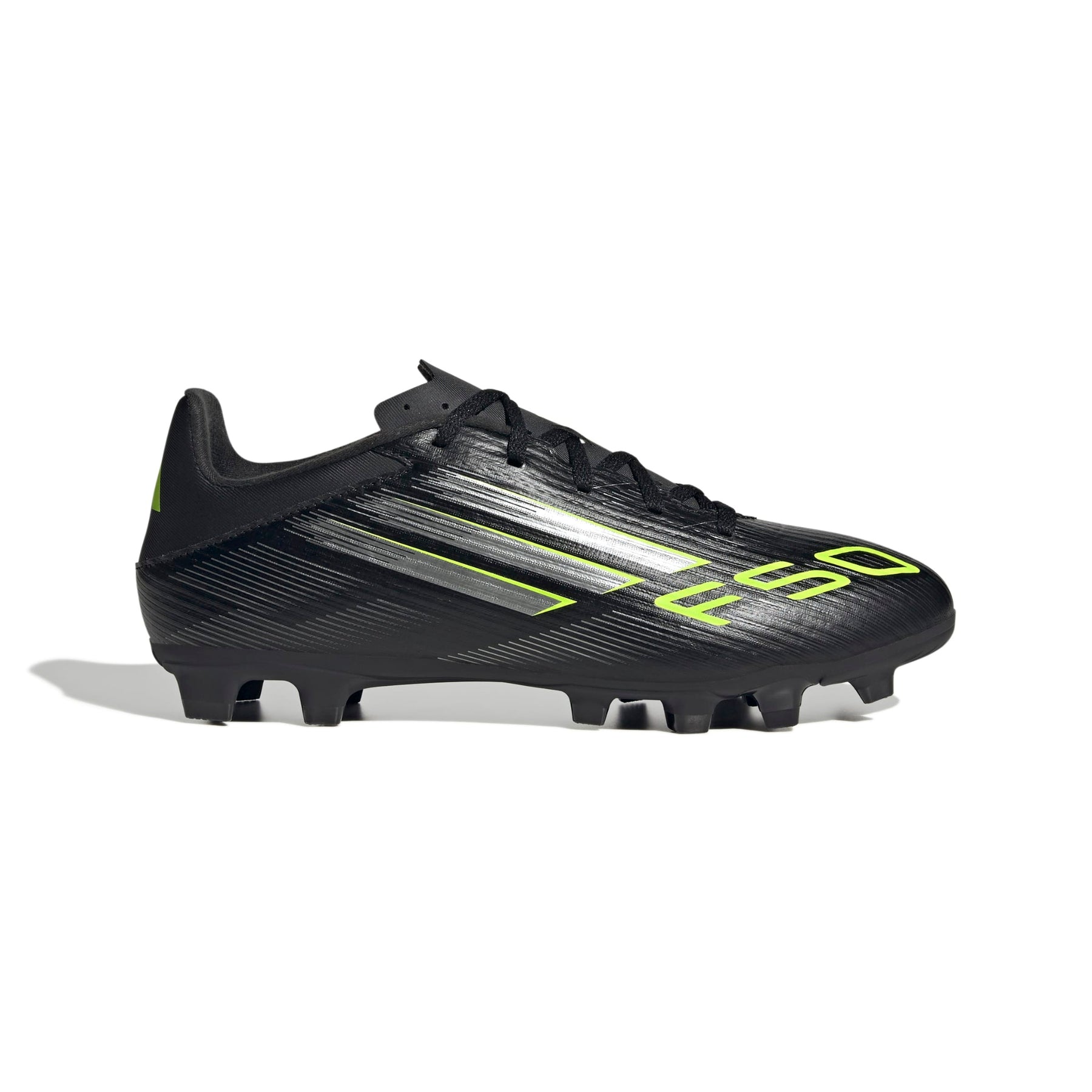 Adidas F50 Club FG/MG Junior Football Boots: Black