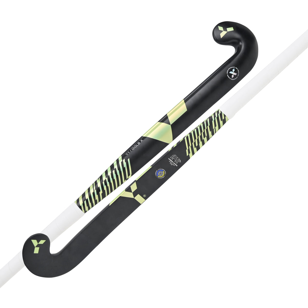 Y1 GLG X.2 Black Textreme Hockey Stick: Green