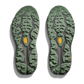 Hoka Speedgoat 6 Men's Wide Running Shoes: Fern/Asphalt Grey