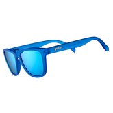 Goodr Falkors's Fever Dream Sunglasses Blue Polarised Lenses: Blue Frame
