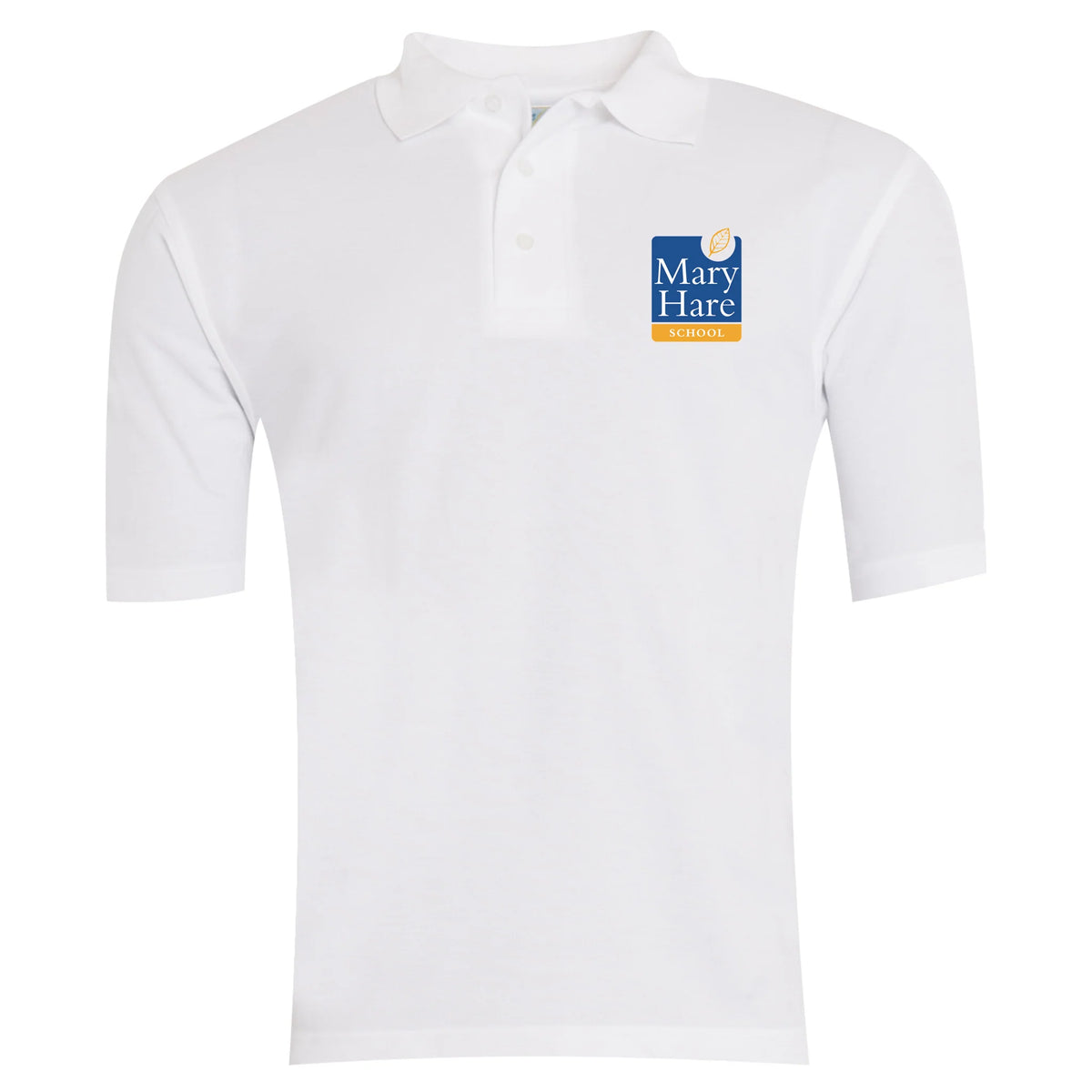 Mary Hare Polo Shirt: White