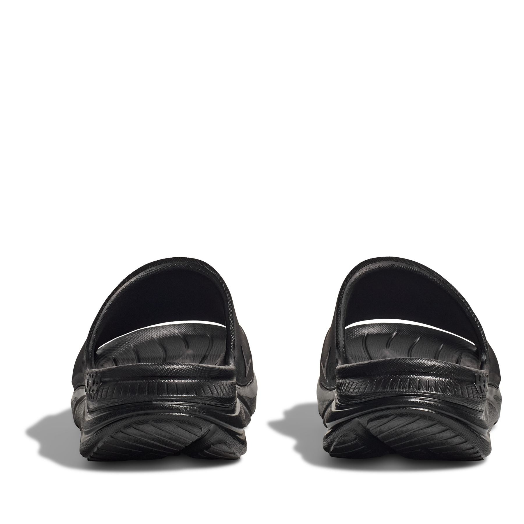 Hoka Ora Athletic Slides: Black/White